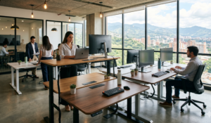 Escritorios Ergonómicos con Sistema Elevable Bucaramanga