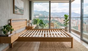 Estructuras de Cama Minimalistas en Madera de Alta Calidad en Bucaramanga