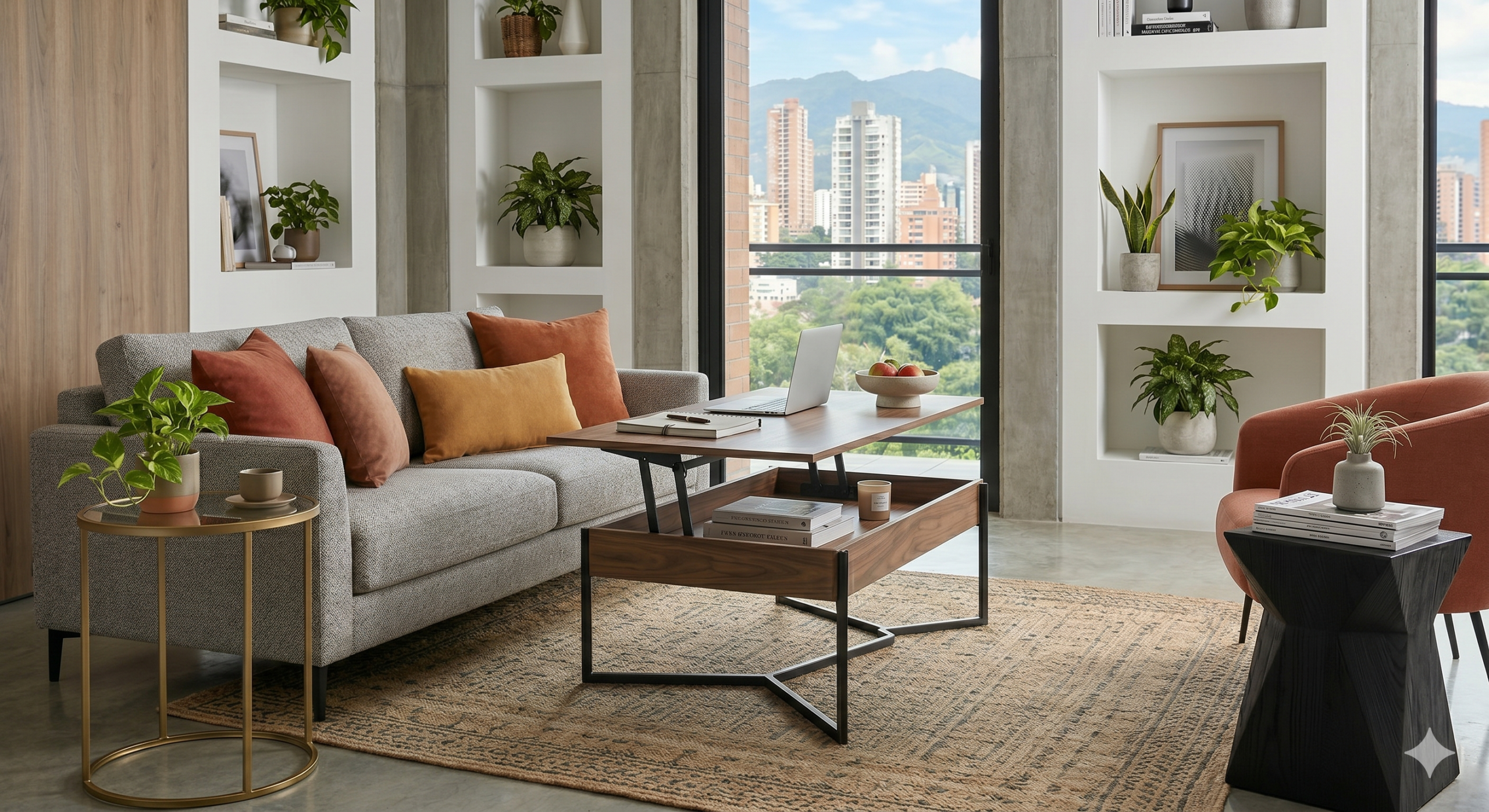 Mesas de Centro Elevables Funcionales de Diseño Moderno Bucaramanga