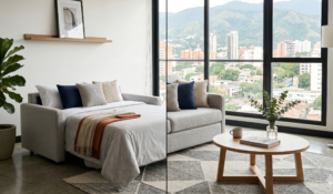 Sofa Cama Moderno de Dos Plazas Bucaramanga
