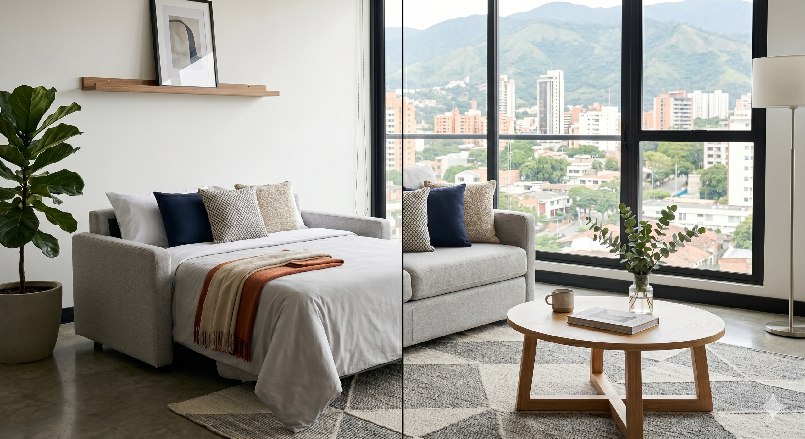 Sofa Cama Moderno de Dos Plazas Bucaramanga